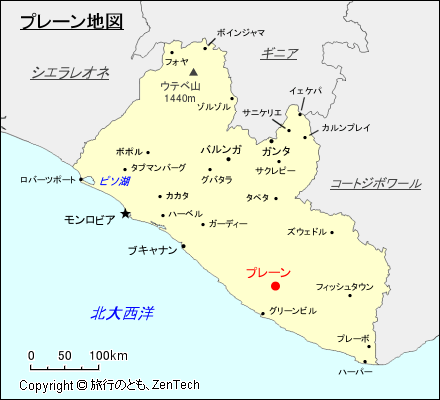 プレーン地図