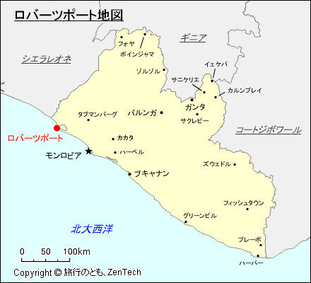 ロバーツポート地図
