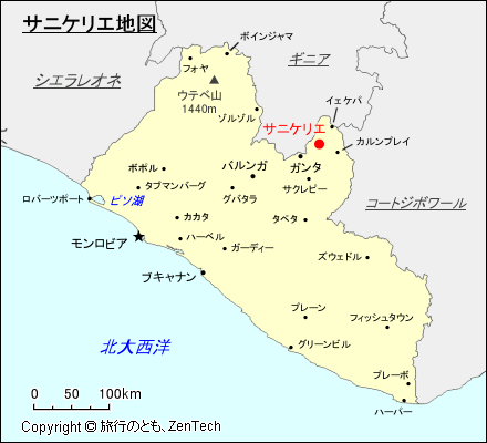 サニケリエ地図