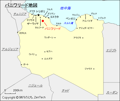 バニワリード地図