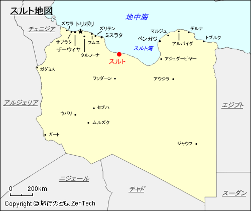 スルト地図