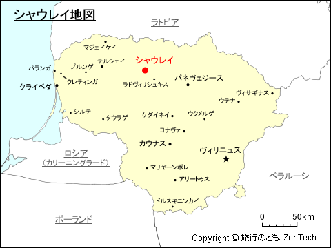 シャウレイ地図