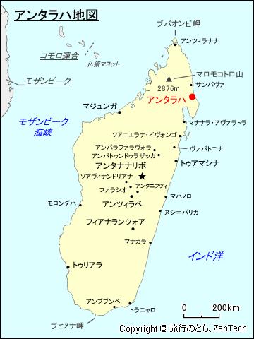 アンタラハ地図