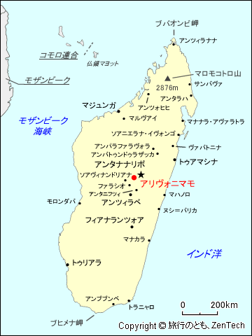 アリヴォニマモ地図