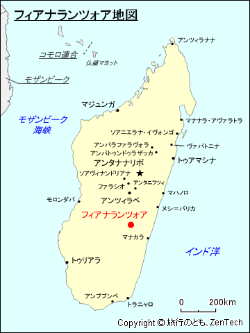 フィアナランツォア地図