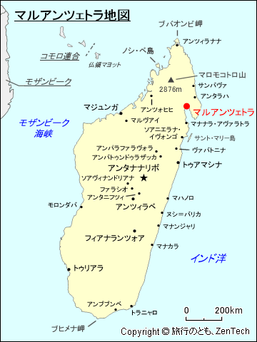 マルアンツェトラ地図