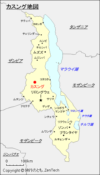 カスング地図