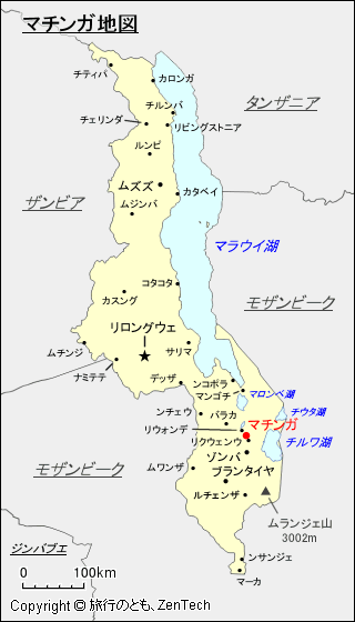 マチンガ地図