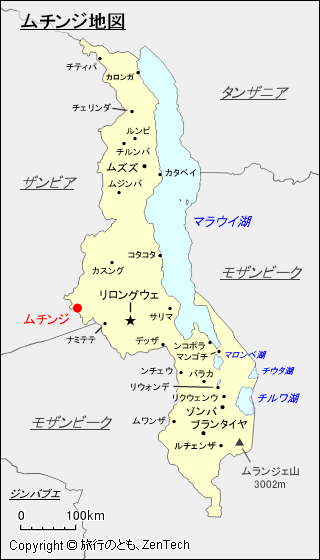 ムチンジ地図