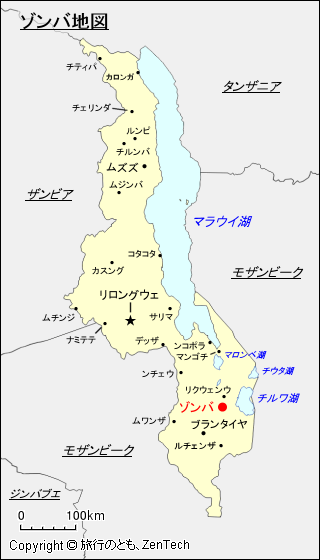 ゾンバ地図