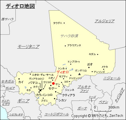 ディオロ地図