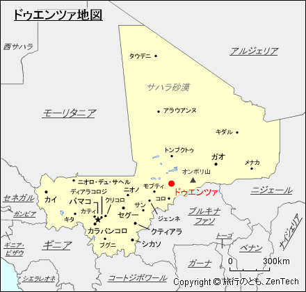 ドゥエンツァ地図