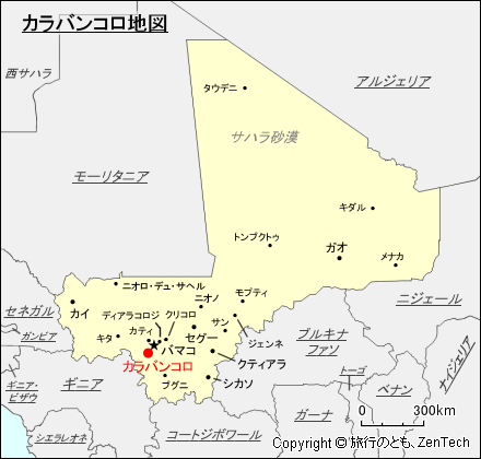 カラバンコロ地図