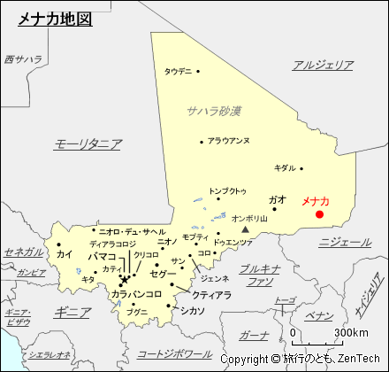 メナカ地図