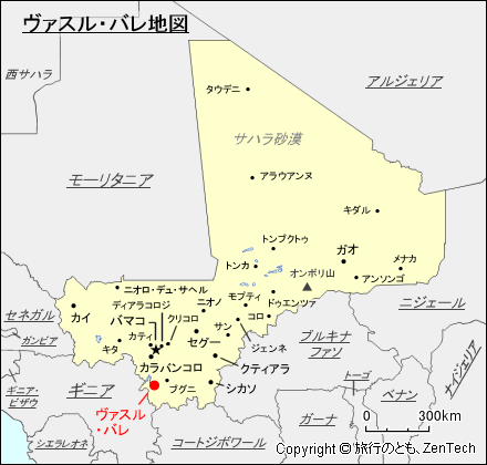 ヴァスル・バレ地図