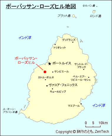 ボーバッサン・ローズヒル地図