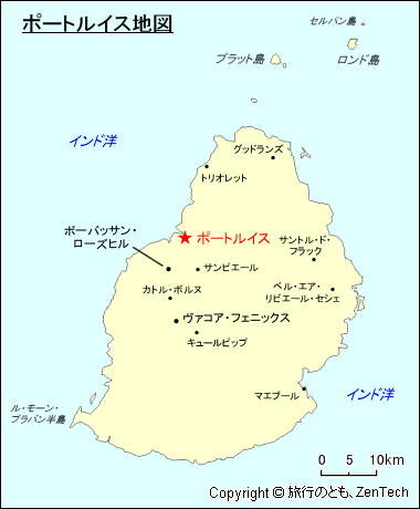 ポートルイス地図