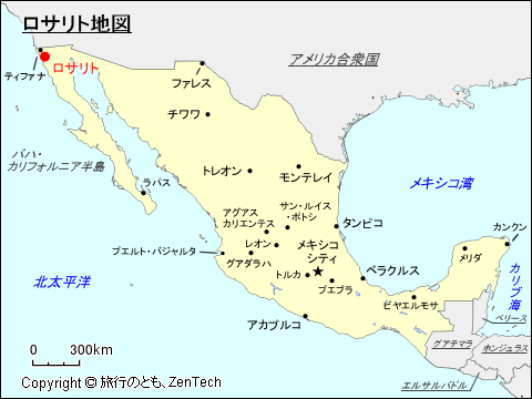 ロサリト地図