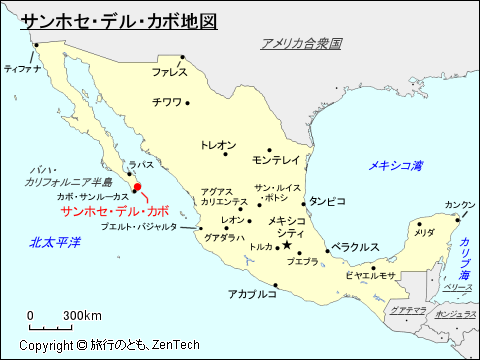 サンホセ・デル・カボ地図
