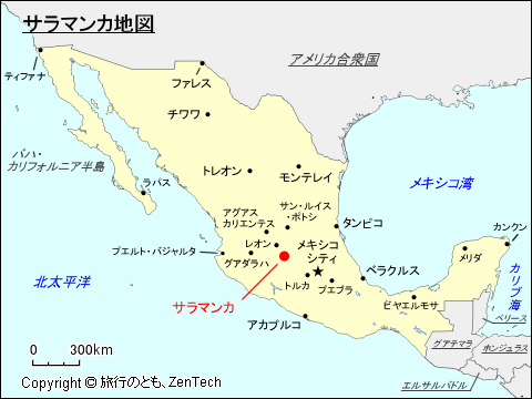 サラマンカ地図