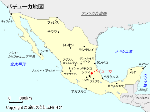 パチューカ地図