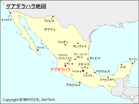 グアダラハラ地図