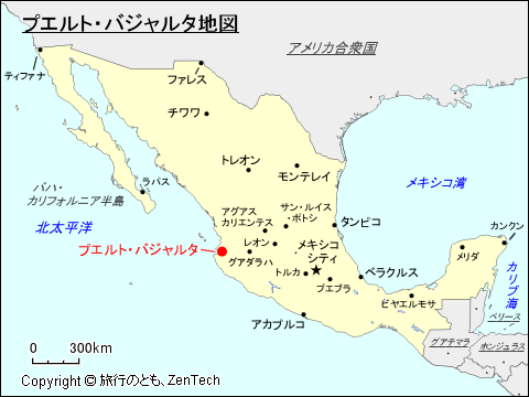 プエルト・バヤルタ地図