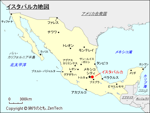 イスタパルカ地図