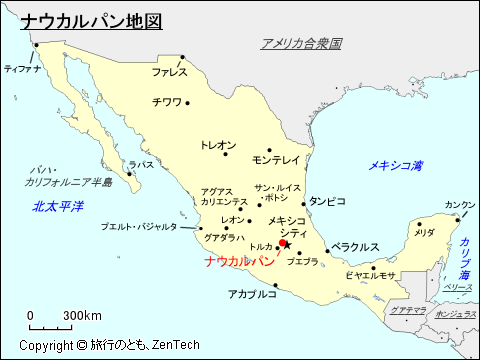 ナウカルパン地図