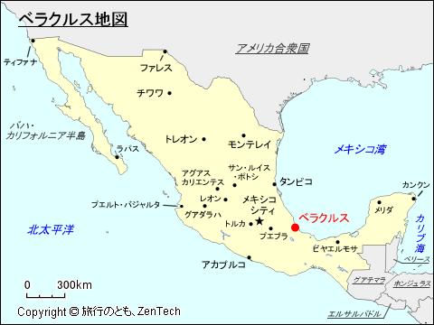 ベラクルス地図