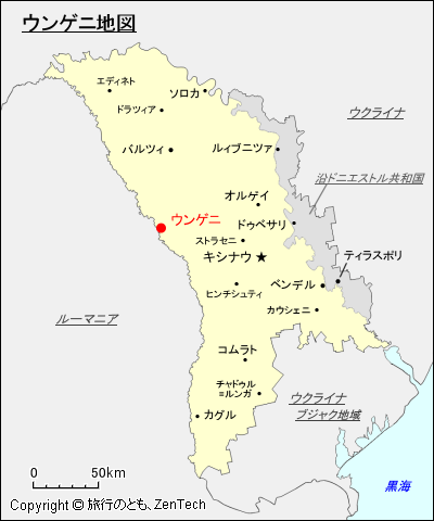 ウンゲニ地図