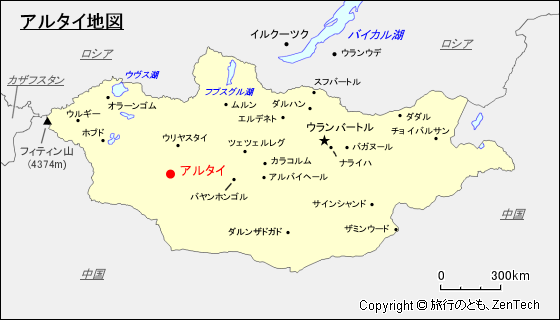 アルタイ地図