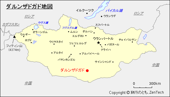 ダルンザドガド地図