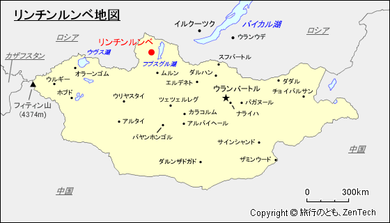 リンチンルンベ地図