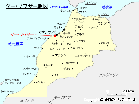 ダー・ブワザー地図