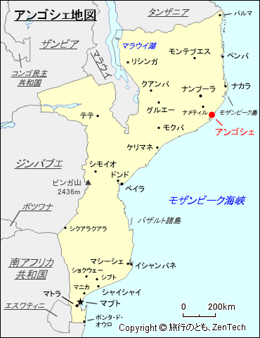 アンゴシェ地図