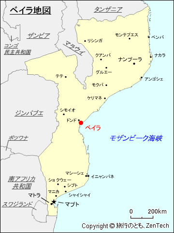 ベイラ地図