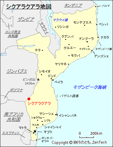シクアラクアラ地図