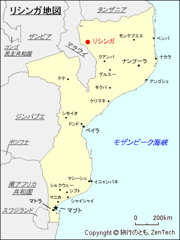 リシンガ地図