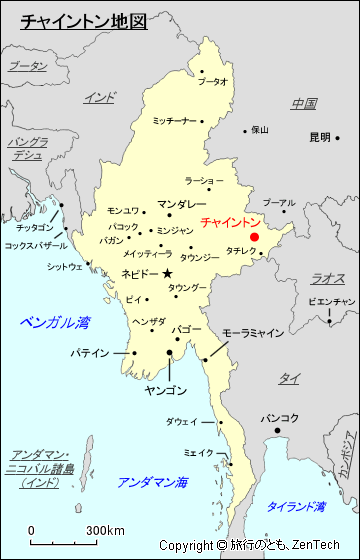 チャイントン地図