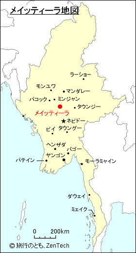 メイッティーラ地図