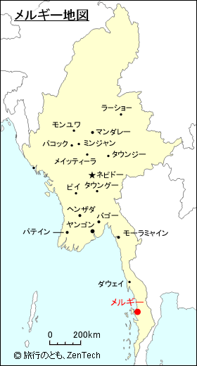 ミェイク地図