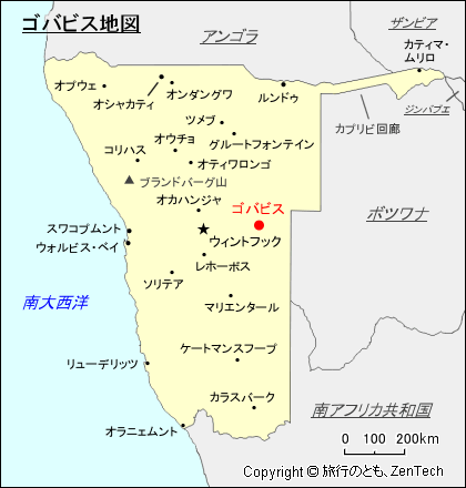 ゴバビス地図