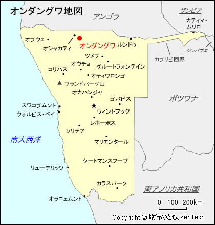 オンダングワ地図