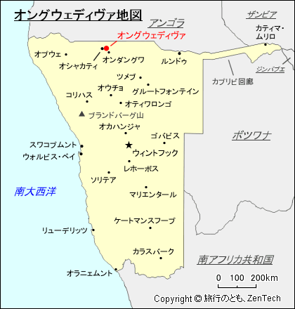 オングウェディヴァ地図