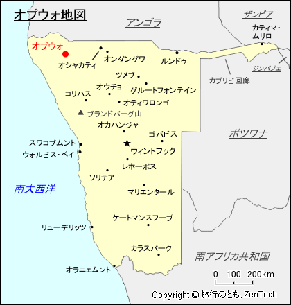 オプウォ地図