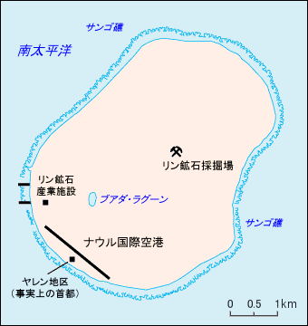 ナウル地図