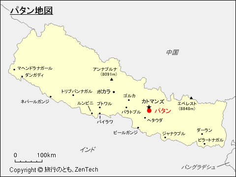 ネパールにおけるパタン地図