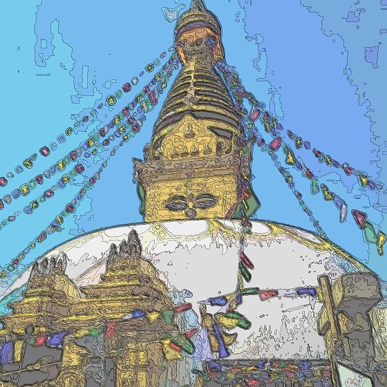 スワヤンブナート寺院