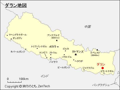 ダーラン地図